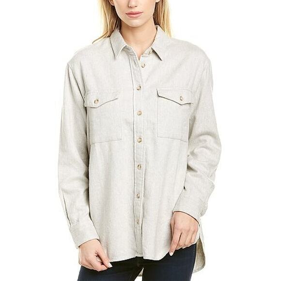 Madewell Flannel Ex-Boyfriend Shirt - M - Picture 2 of 8